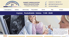 Desktop Screenshot of gabinetginekologiczny.com.pl