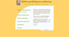 Desktop Screenshot of gabinetginekologiczny.pl
